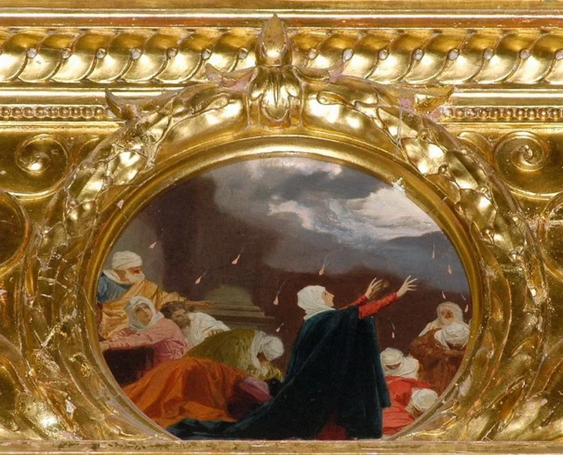 Ancona con Madonna e Santi - Discesa dello Spirito Santo sugli Apostoli
